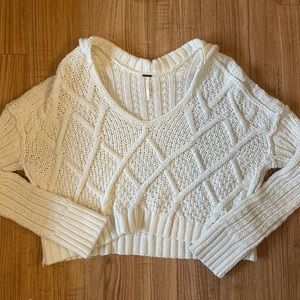 Free People Traveler Cable Pullover